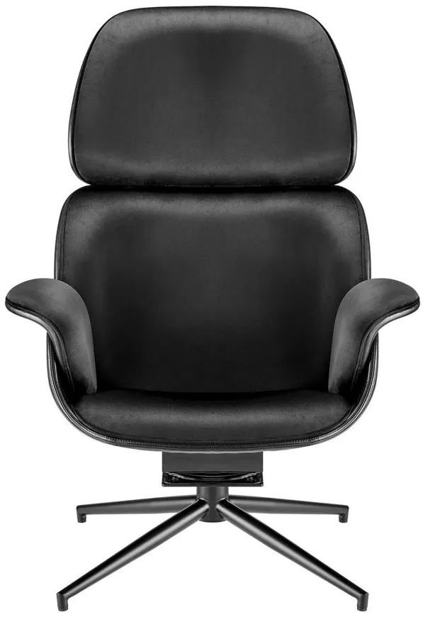 Lennart Lounge Chair in Black by EuroStyle