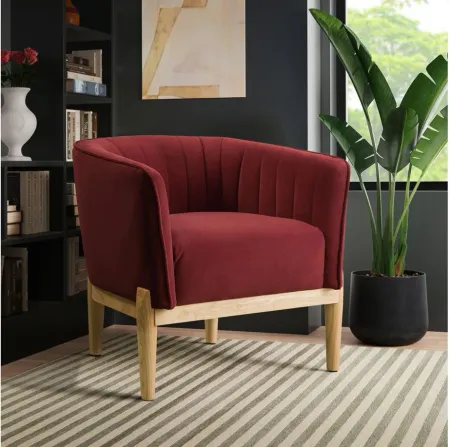 Aksel Accent Chair in Cinnamon by Lifestyle Solutions
