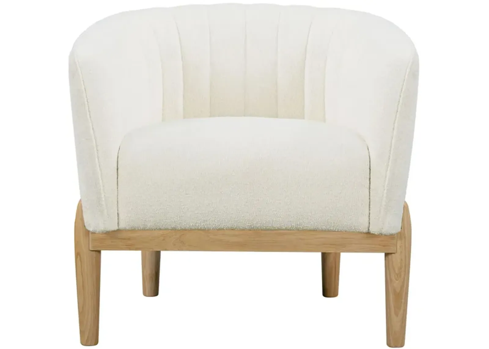 Aksel Accent Chair in Ivory by Lifestyle Solutions