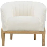 Aksel Accent Chair in Ivory by Lifestyle Solutions