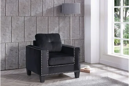 Nailer Chair in Black by Glory Furniture