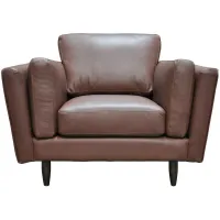 Zander Chair in Denver Pecan by Omnia Leather