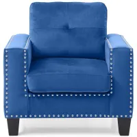 Nailer Chair in Navy Blue by Glory Furniture