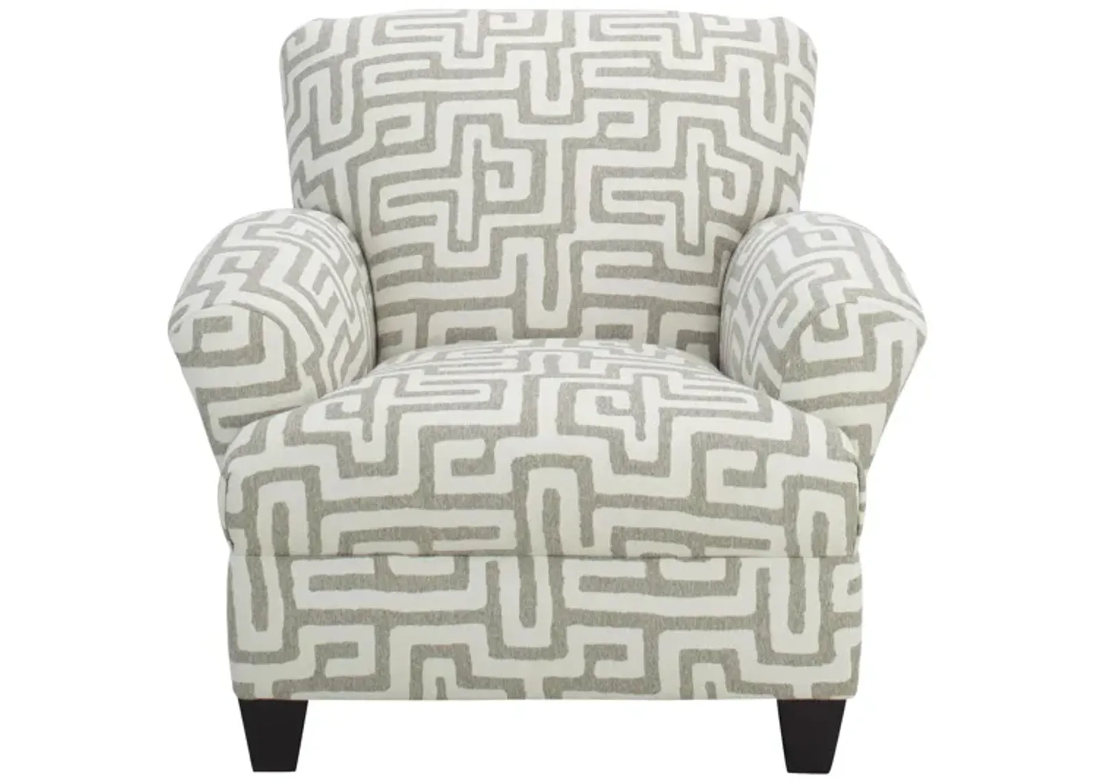 Marisa Chenille Accent Chair in Beige by Corinthian