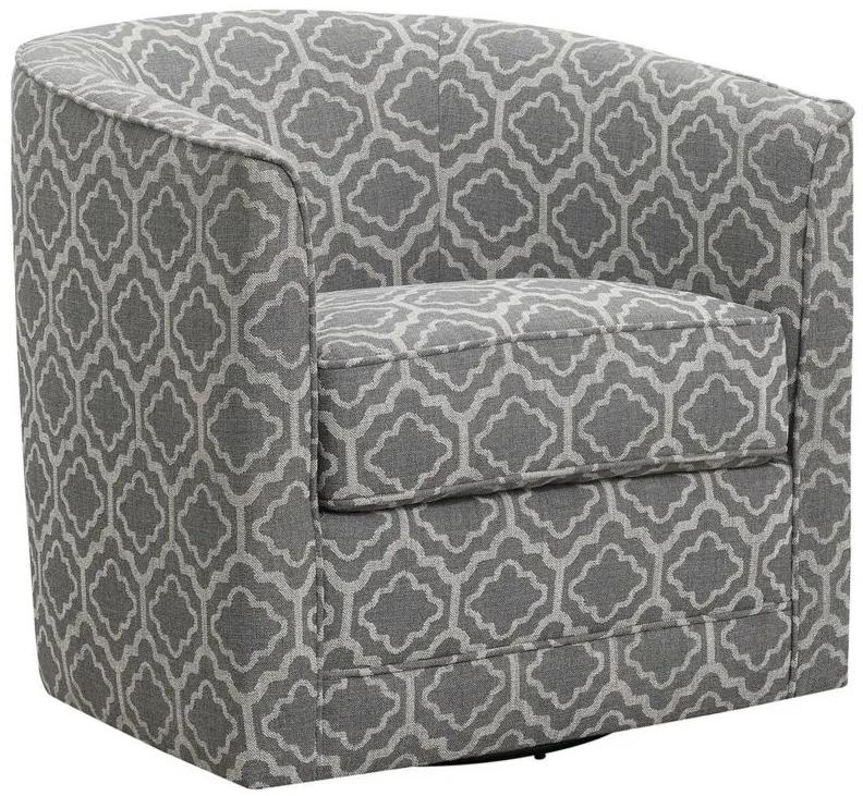 Milo Accent Chair in Pewter Gray by Emerald Home Furnishings