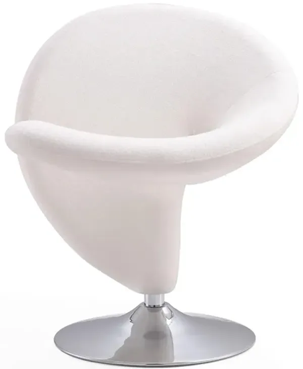 Curl Swivel Accent Chair