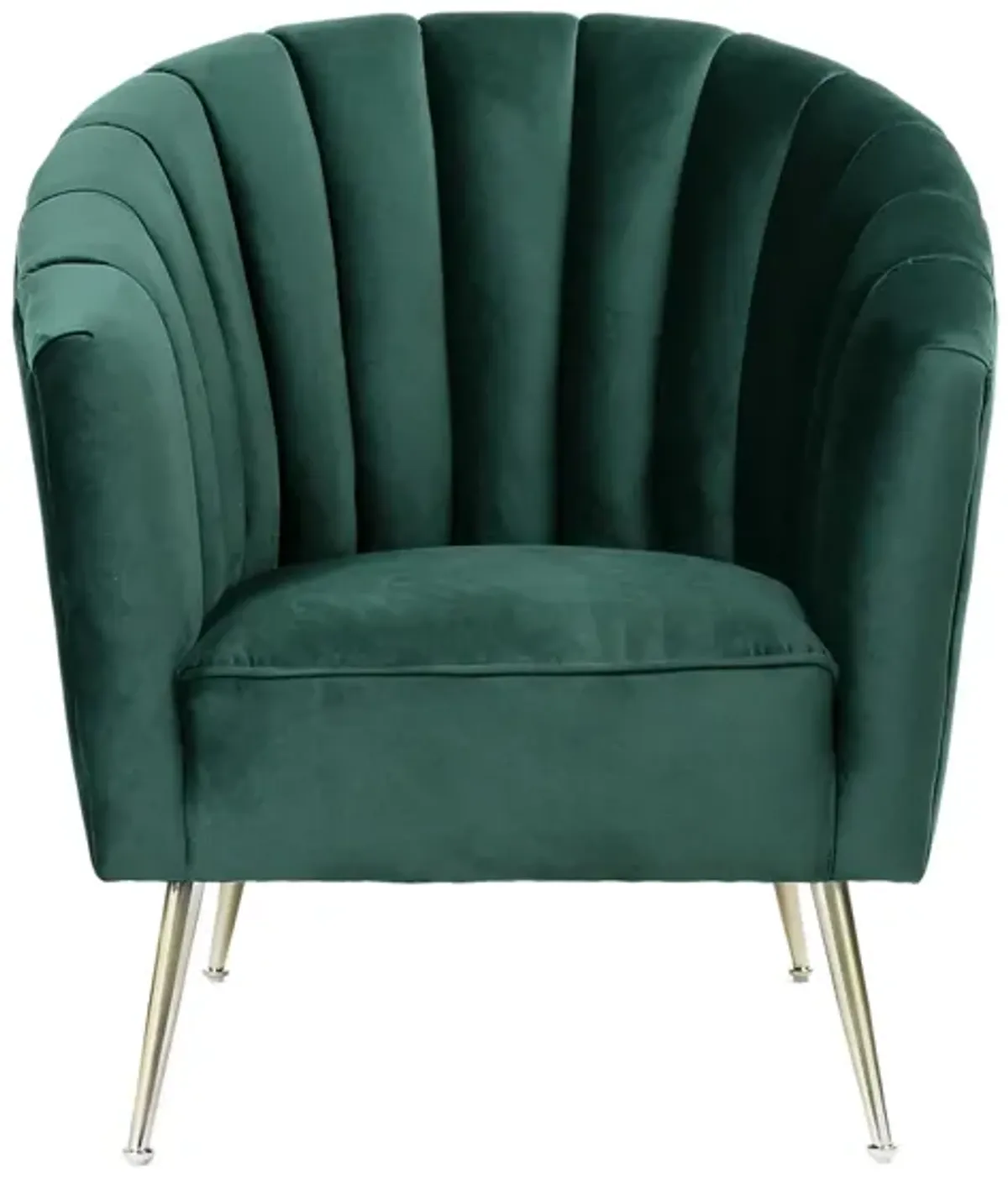 Rosemont Accent Chair in Green and Gold by Manhattan Comfort