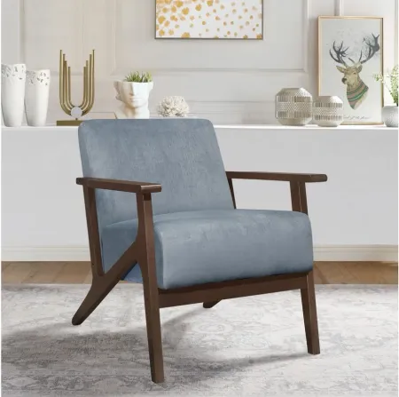 Narcine Accent Chair in Blue Gray by Homelegance
