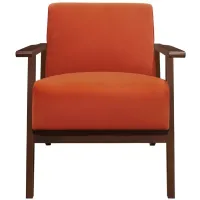 Narcine Accent Chair in Orange by Homelegance