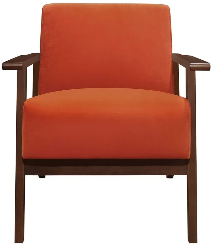 Narcine Accent Chair in Orange by Homelegance
