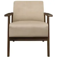 Narcine Accent Chair in Light Brown by Homelegance