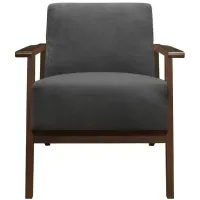 Narcine Accent Chair in Dark Gray by Homelegance
