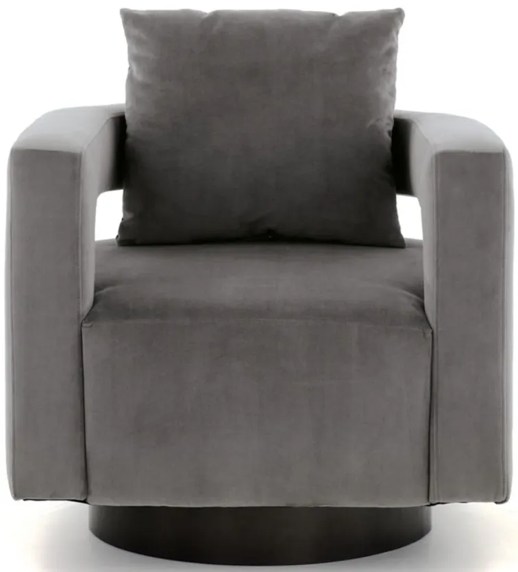 Alcoma Swivel Accent Chair in Otter by Ashley Express