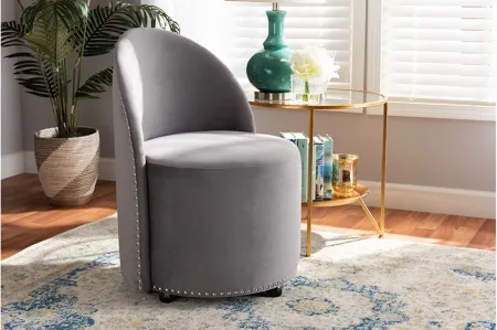 Bethel Accent Chair in gray/Black by Wholesale Interiors