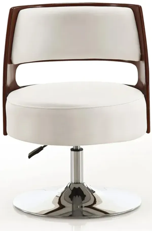 Salon Adjustable Height Swivel Accent Chair