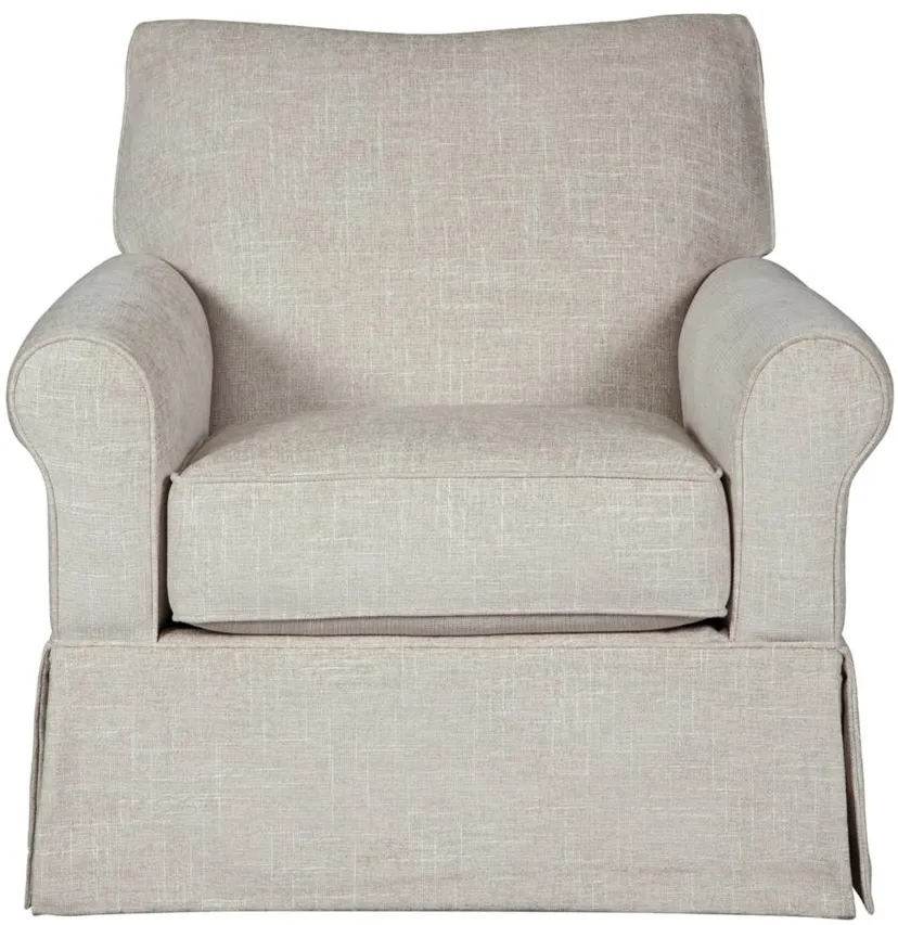 Searcy Swivel Glider Accent Chair in Quartz by Ashley Furniture