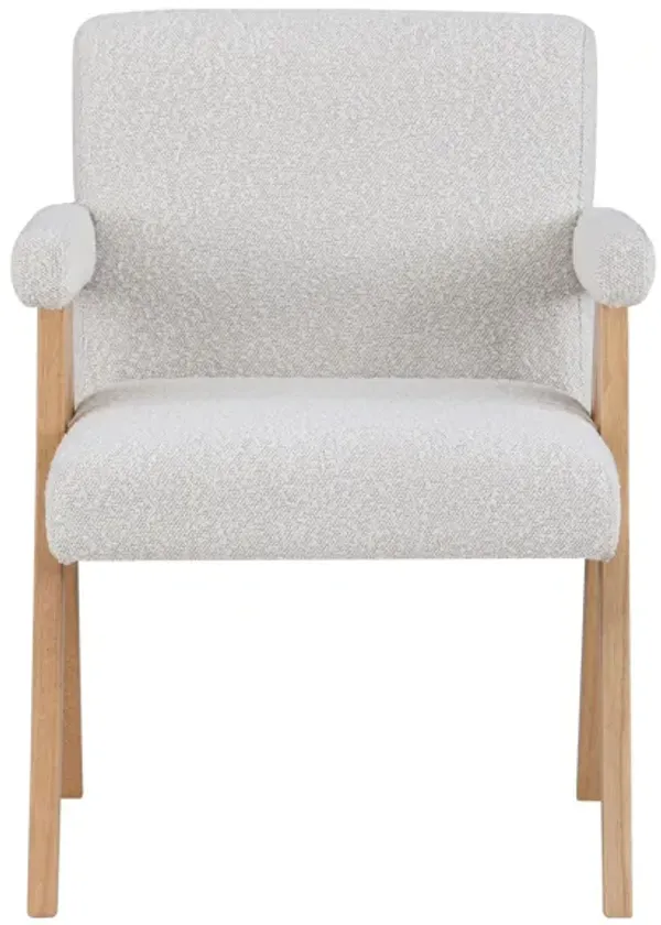 Woodloch Boucle Fabric Accent Chair