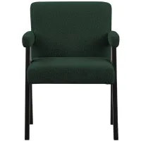 Woodloch Boucle Fabric Accent Chair in Green by Meridian Furniture