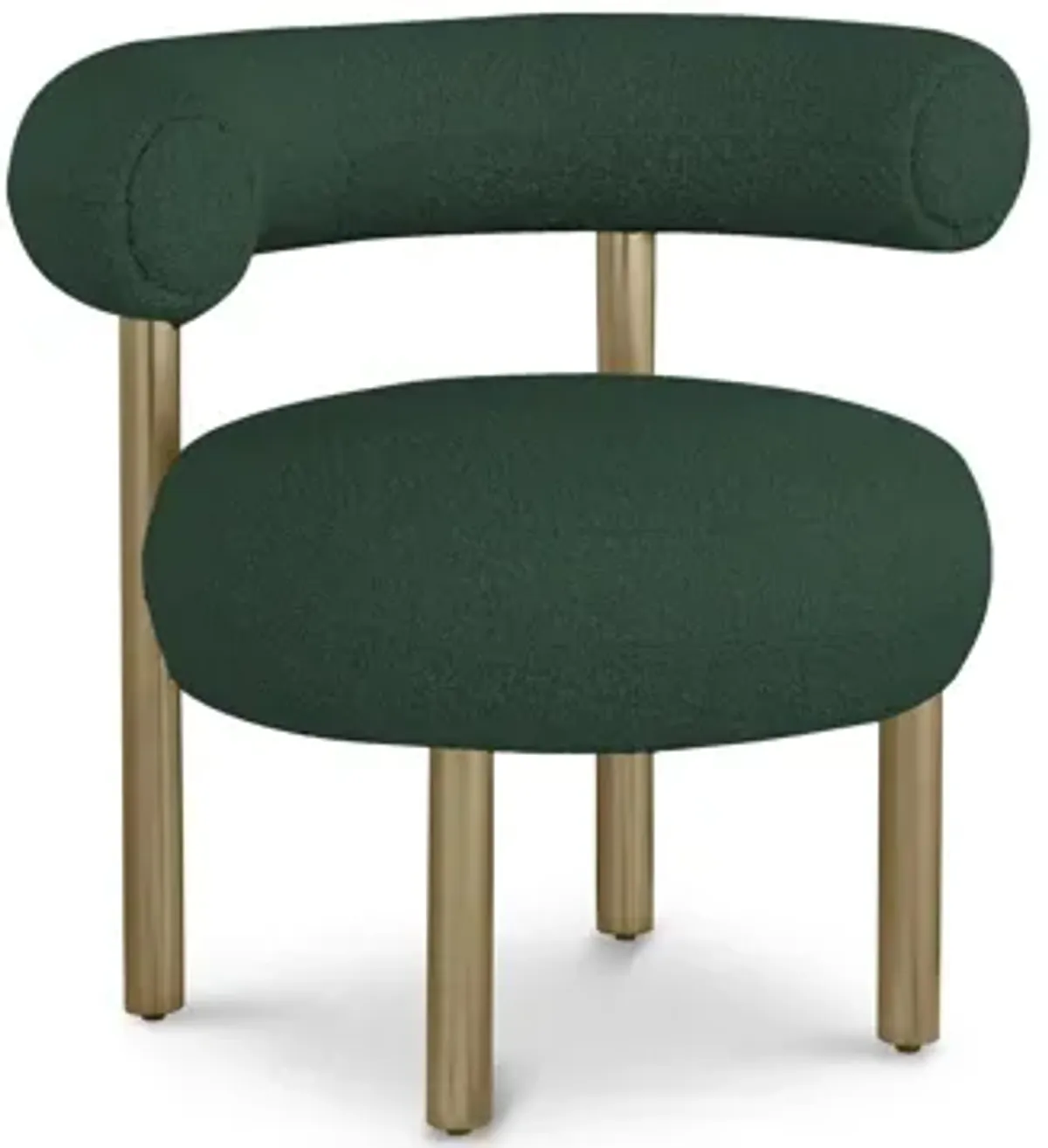 Bordeaux Boucle Fabric Accent Chair