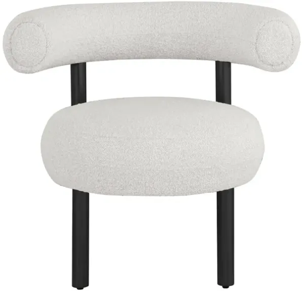 Bordeaux Boucle Fabric Accent Chair