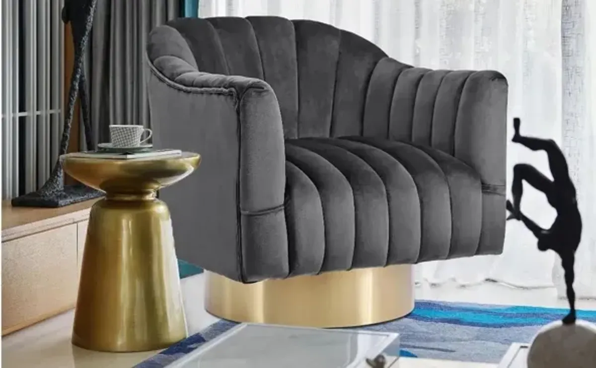 Farrah Velvet Accent Chair