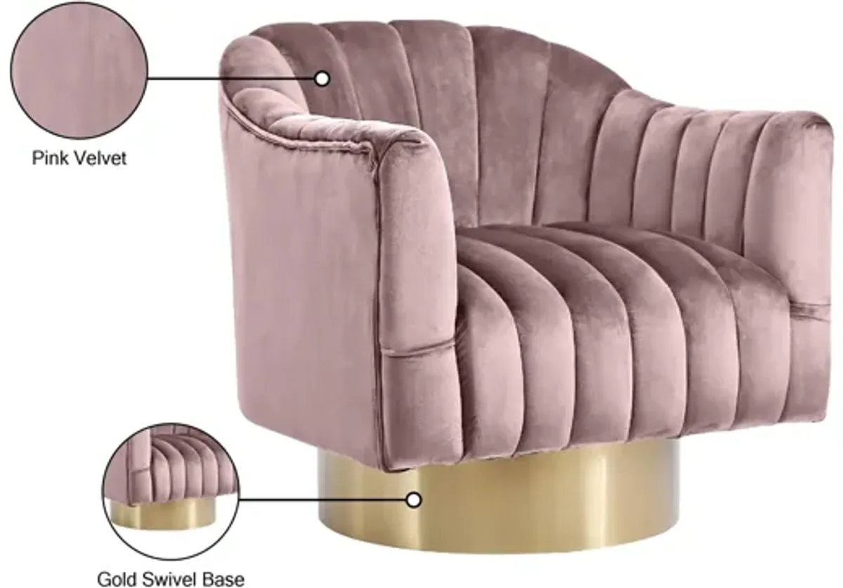 Farrah Velvet Accent Chair