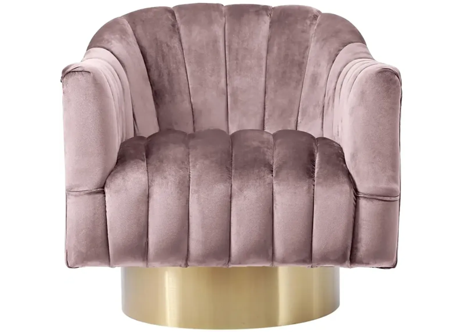 Farrah Velvet Accent Chair in Pink by Meridian Furniture