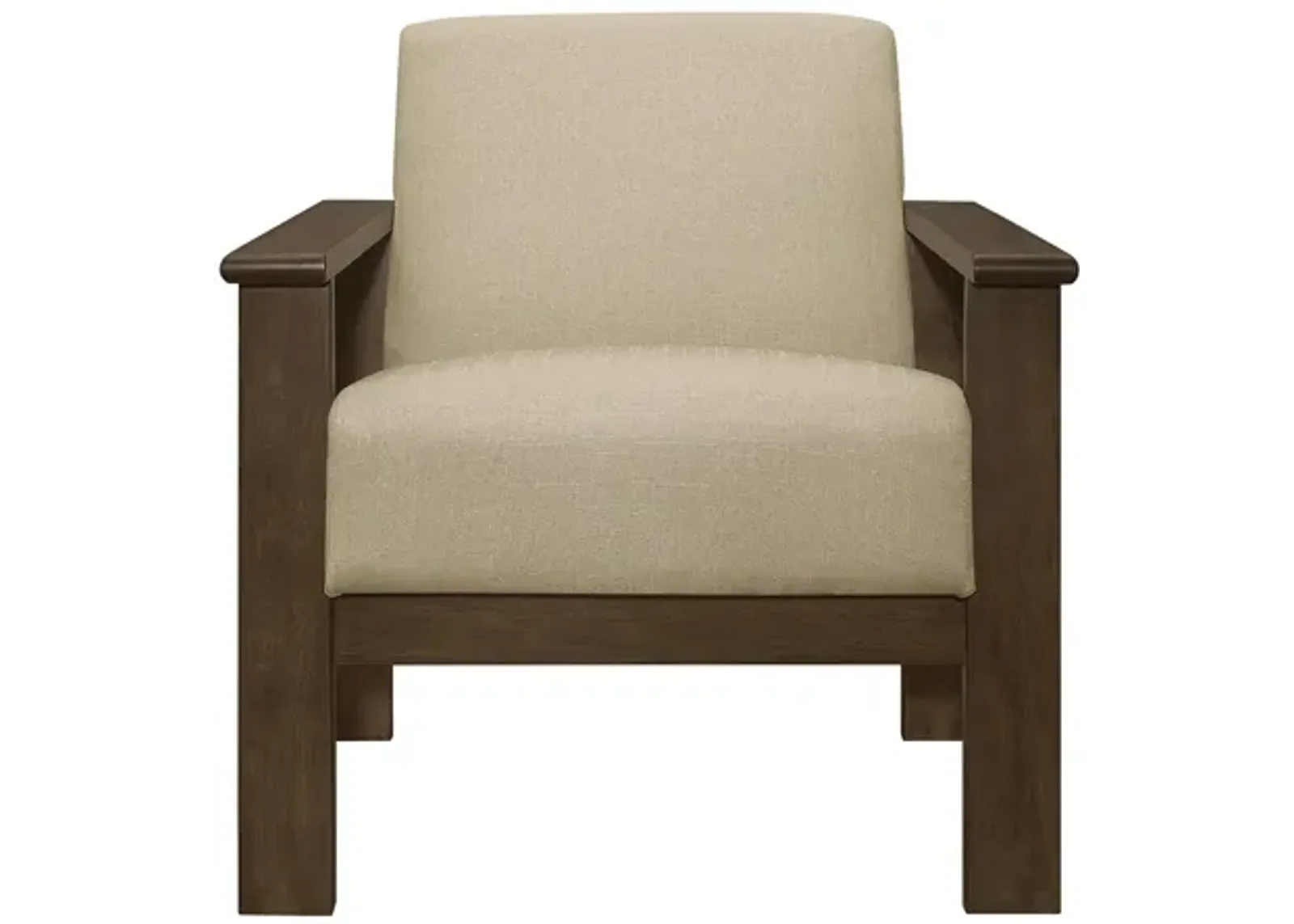 Kyrie Accent Chair in Light Brown by Homelegance