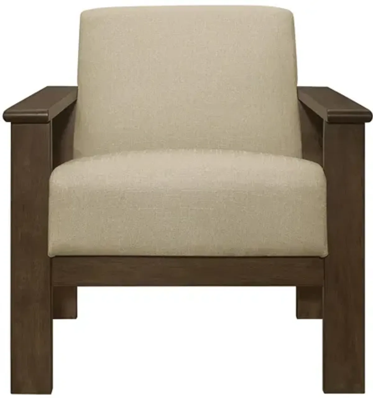 Kyrie Accent Chair in Light Brown by Homelegance