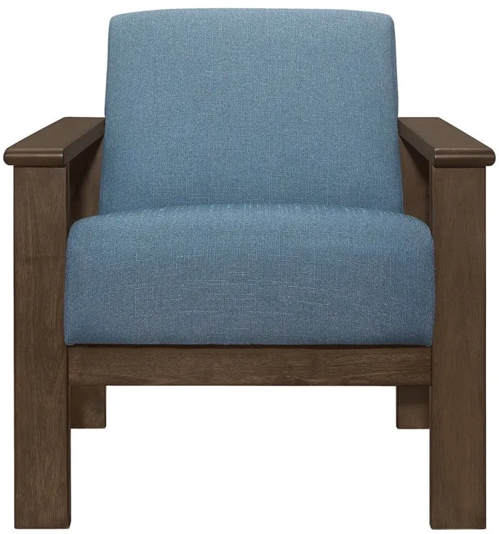 Kyrie Accent Chair in Blue by Homelegance