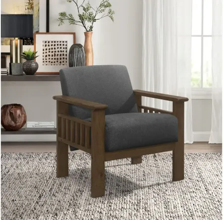 Kyrie Accent Chair in Dark Gray by Homelegance