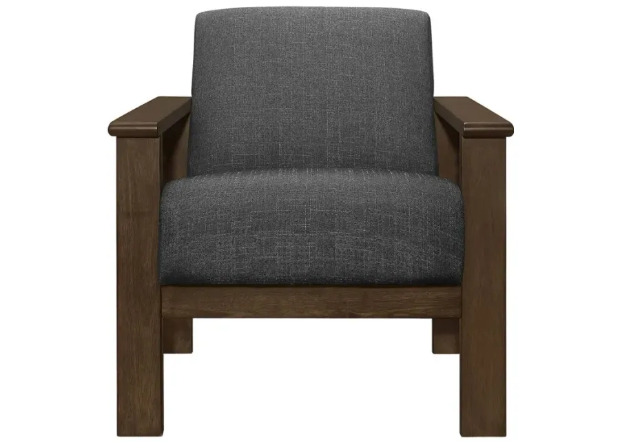 Kyrie Accent Chair in Dark Gray by Homelegance