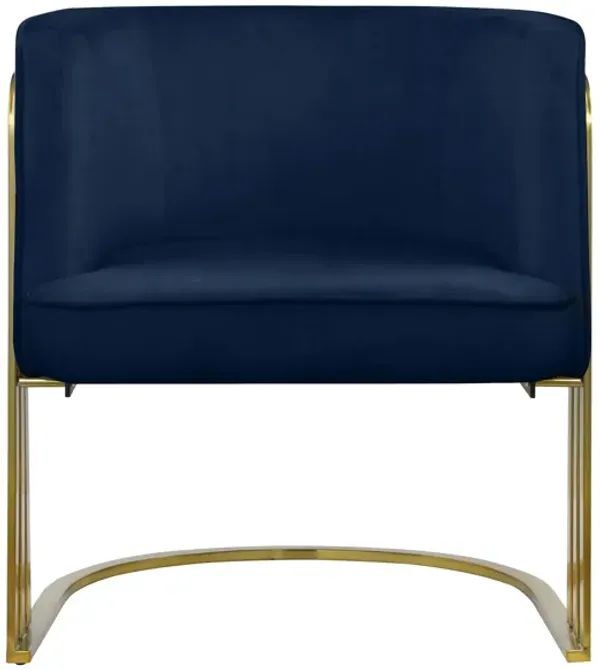 Rays Velvet Accent Chair