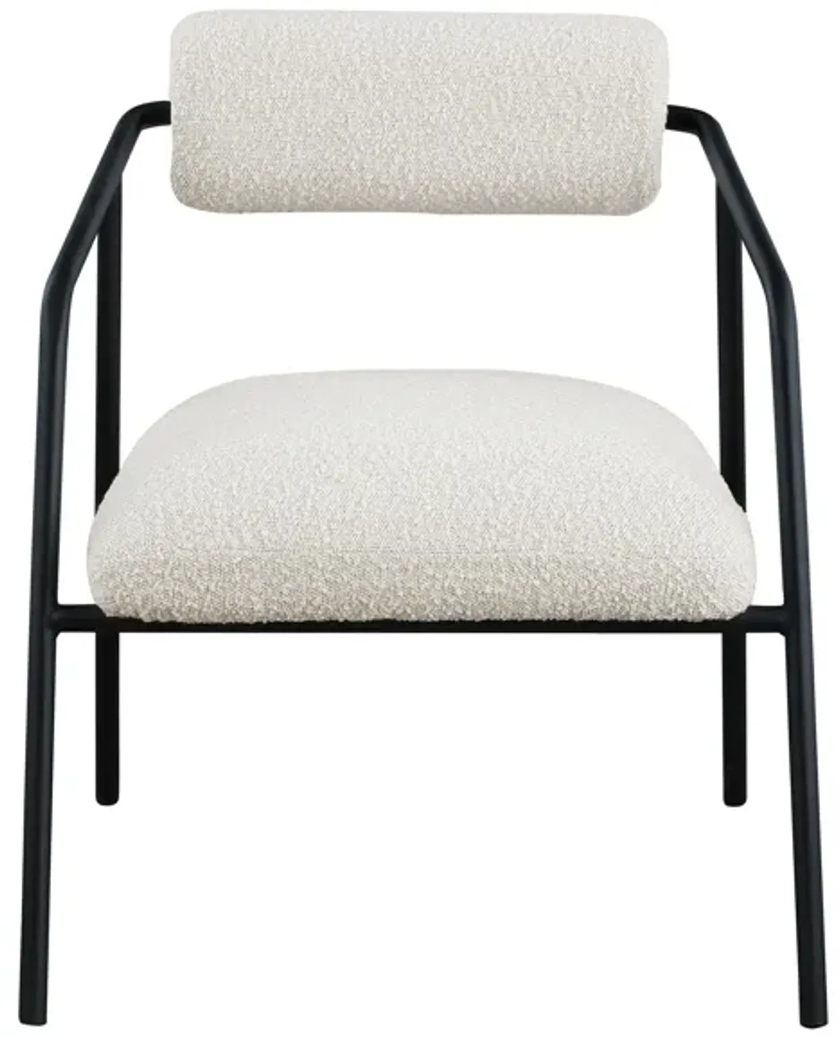 Carly Boucle Fabric Accent Chair