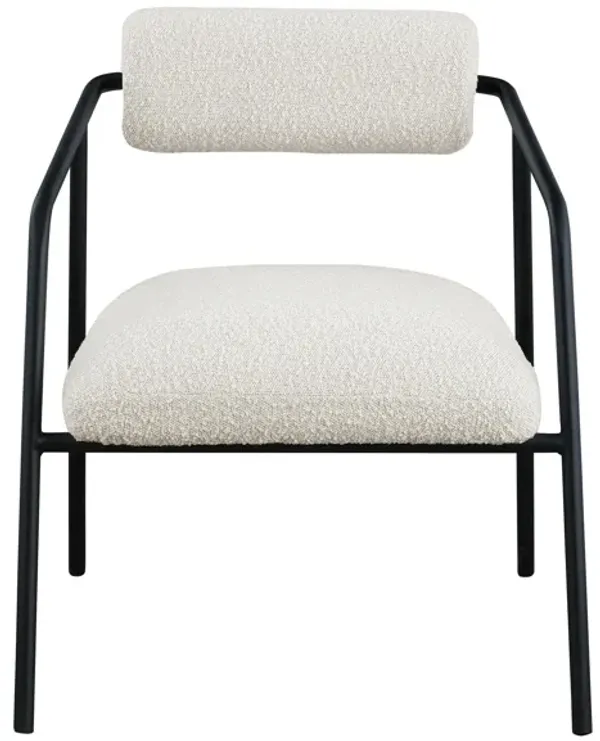 Carly Boucle Fabric Accent Chair