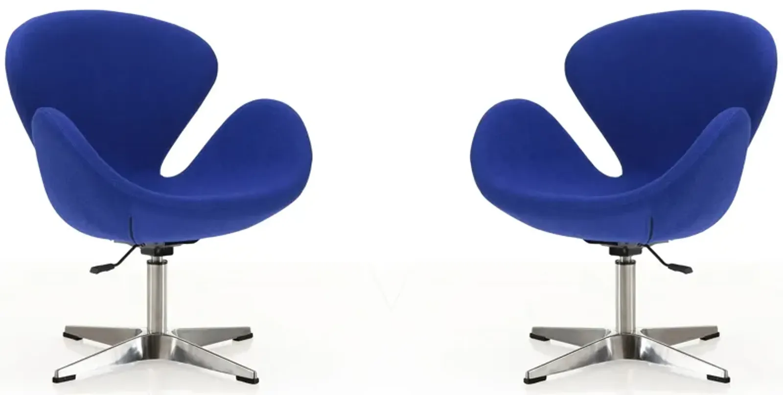 Raspberry Adjustable Swivel Chair (Set of 2)