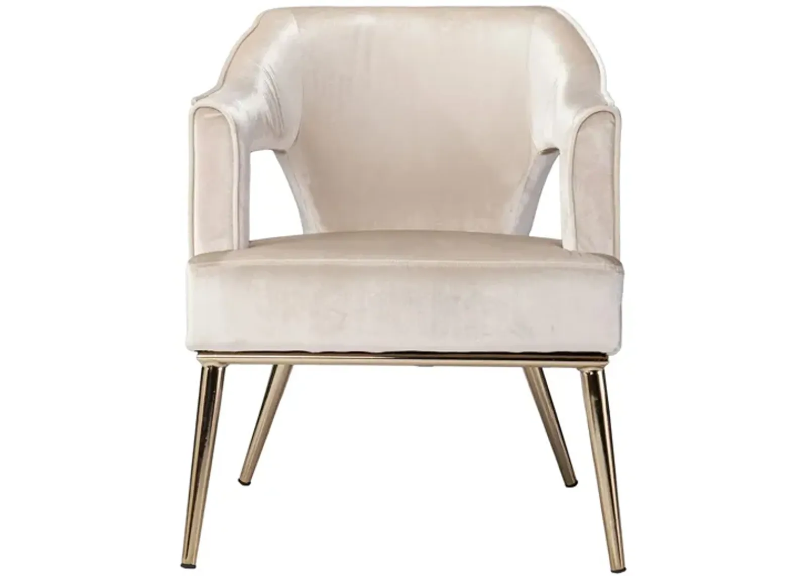 Regina Upholstered Accent Chair in Taupe by SEI Furniture