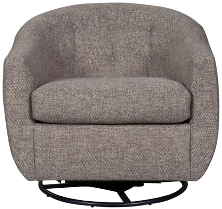 Upshur Swivel Glider Accent Chair in Taupe by Ashley Furniture