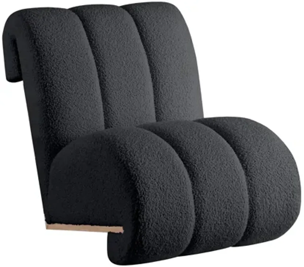 Swoon Faux Sheepskin Accent Chair