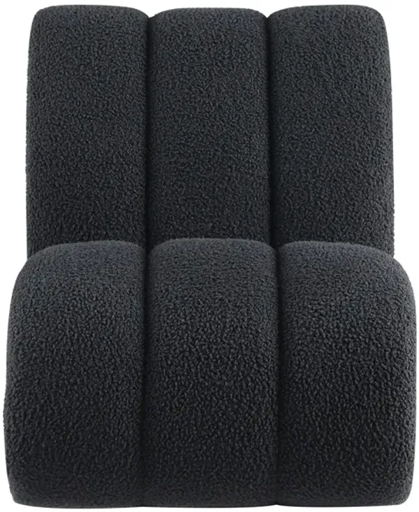 Swoon Faux Sheepskin Accent Chair