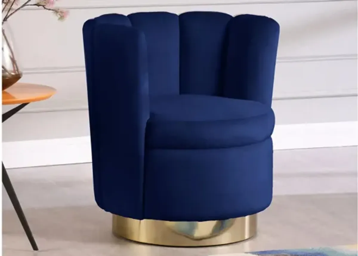 Lily Velvet Accent Chair