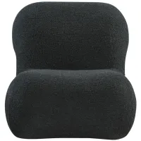 Quadra Fabric Accent Chair in Black by Meridian Furniture
