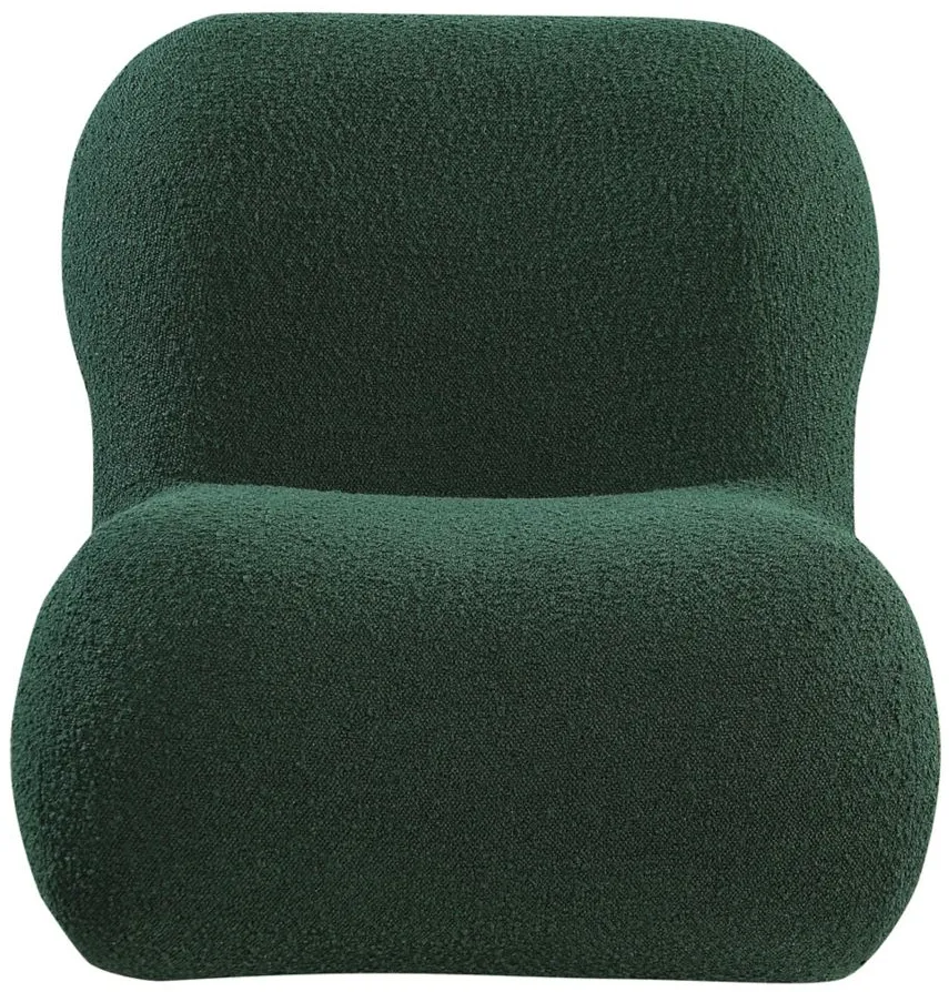 Quadra Fabric Accent Chair in Green by Meridian Furniture