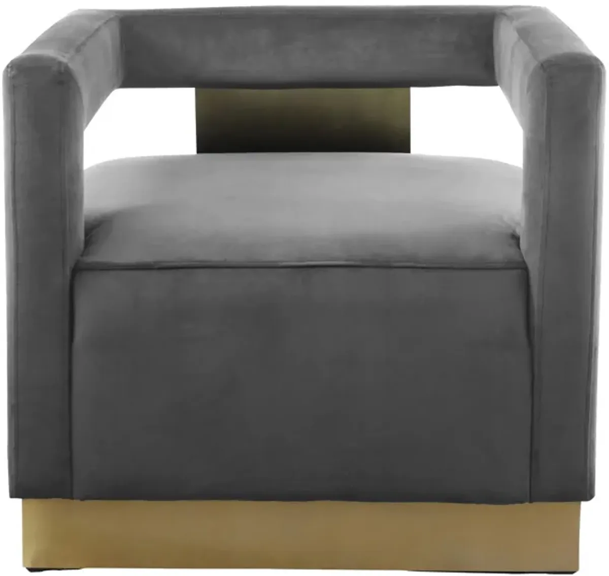 Armani Velvet Accent Chair