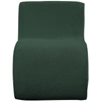 Desiree Boucle Fabric Accent Chair in Green by Meridian Furniture