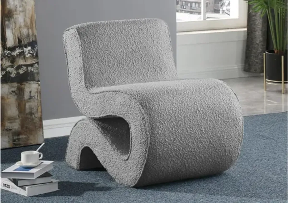 Desiree Boucle Fabric Accent Chair