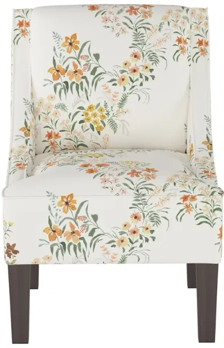 Tatum Accent Chair in Lucinda Floral Harvest by Skyline
