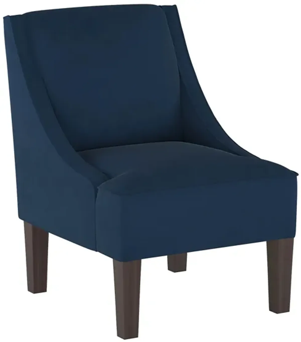 Tatum Accent Chair in Velvet Ink by Skyline