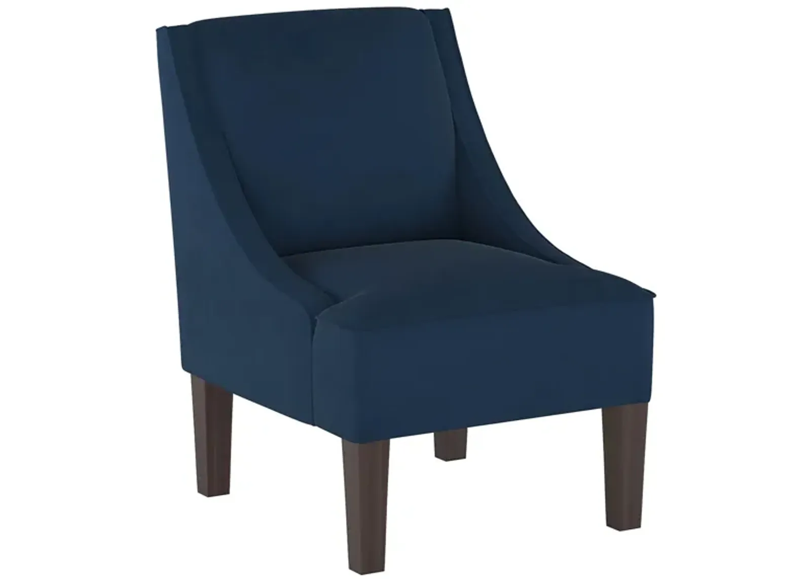 Tatum Accent Chair in Velvet Ink by Skyline