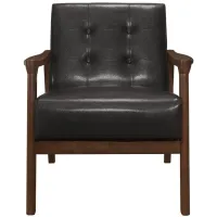 Cecily Accent Chair in Dark Brown by Homelegance